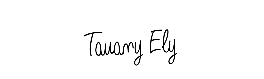 Check out images of Autograph of Tauany Ely name. Actor Tauany Ely Signature Style. Angelique-Rose-font-FFP is a professional sign style online. Tauany Ely signature style 5 images and pictures png