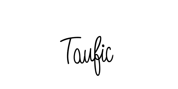 How to make Taufic name signature. Use Angelique-Rose-font-FFP style for creating short signs online. This is the latest handwritten sign. Taufic signature style 5 images and pictures png