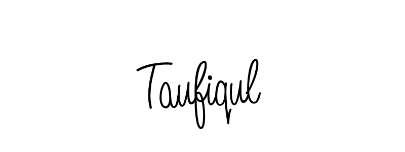 Use a signature maker to create a handwritten signature online. With this signature software, you can design (Angelique-Rose-font-FFP) your own signature for name Taufiqul. Taufiqul signature style 5 images and pictures png