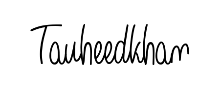 The best way (Angelique-Rose-font-FFP) to make a short signature is to pick only two or three words in your name. For converting this name Tauheedkhan. Tauheedkhan signature style 5 images and pictures png