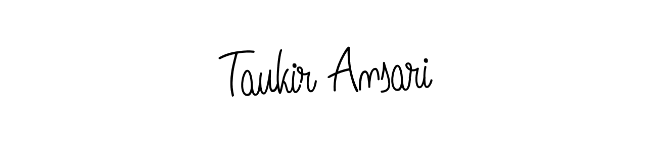 It looks lik you need a new signature style for name Taukir Ansari. Design unique handwritten (Angelique-Rose-font-FFP) signature with our free signature maker in just a few clicks. Taukir Ansari signature style 5 images and pictures png