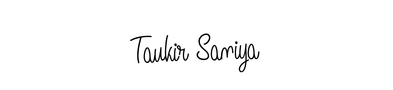 Similarly Angelique-Rose-font-FFP is the best handwritten signature design. Signature creator online .You can use it as an online autograph creator for name Taukir Saniya. Taukir Saniya signature style 5 images and pictures png