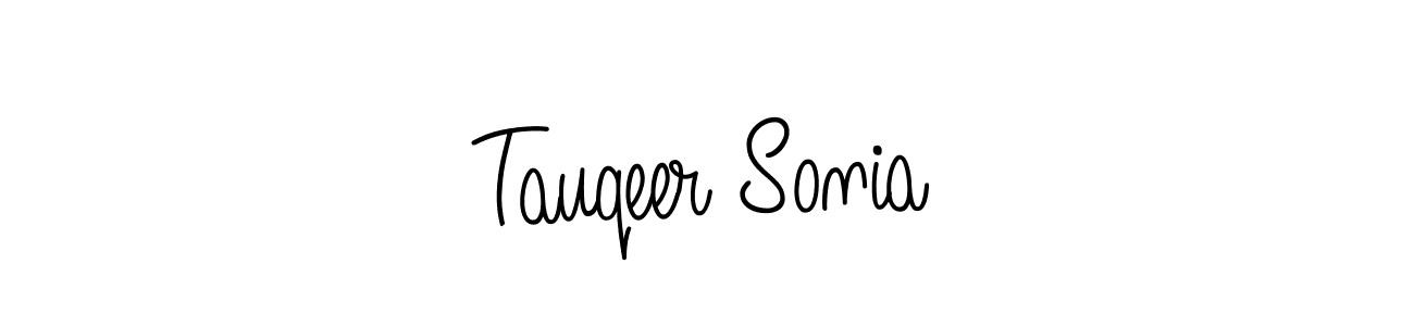 You can use this online signature creator to create a handwritten signature for the name Tauqeer Sonia. This is the best online autograph maker. Tauqeer Sonia signature style 5 images and pictures png