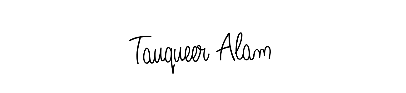 Also we have Tauqueer Alam name is the best signature style. Create professional handwritten signature collection using Angelique-Rose-font-FFP autograph style. Tauqueer Alam signature style 5 images and pictures png