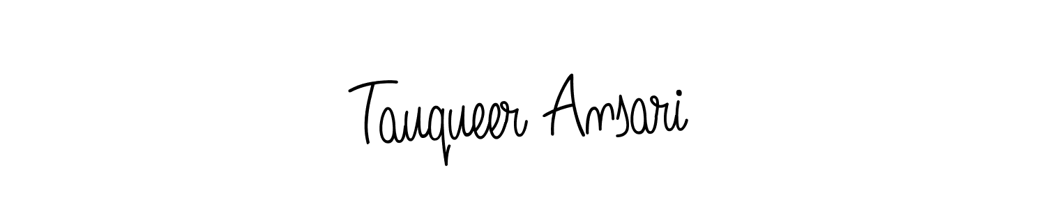 Here are the top 10 professional signature styles for the name Tauqueer Ansari. These are the best autograph styles you can use for your name. Tauqueer Ansari signature style 5 images and pictures png