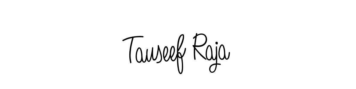 How to make Tauseef Raja signature? Angelique-Rose-font-FFP is a professional autograph style. Create handwritten signature for Tauseef Raja name. Tauseef Raja signature style 5 images and pictures png