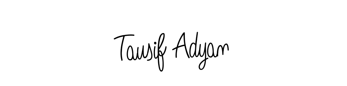 Also we have Tausif Adyan name is the best signature style. Create professional handwritten signature collection using Angelique-Rose-font-FFP autograph style. Tausif Adyan signature style 5 images and pictures png