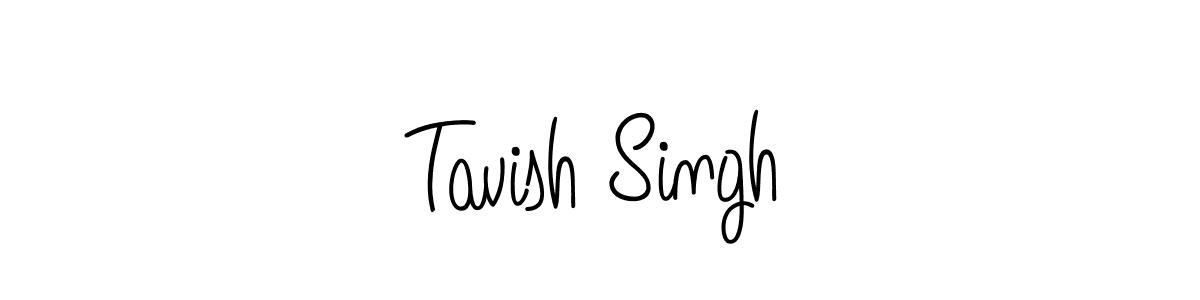How to Draw Tavish Singh signature style? Angelique-Rose-font-FFP is a latest design signature styles for name Tavish Singh. Tavish Singh signature style 5 images and pictures png