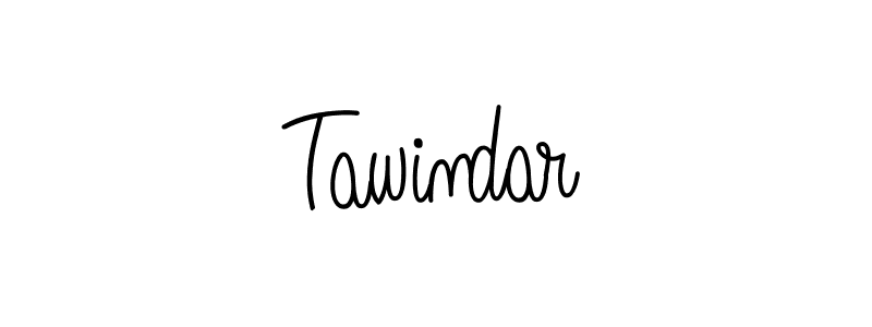 How to make Tawindar name signature. Use Angelique-Rose-font-FFP style for creating short signs online. This is the latest handwritten sign. Tawindar signature style 5 images and pictures png