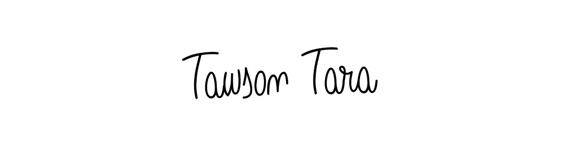 Create a beautiful signature design for name Tawson Tara. With this signature (Angelique-Rose-font-FFP) fonts, you can make a handwritten signature for free. Tawson Tara signature style 5 images and pictures png