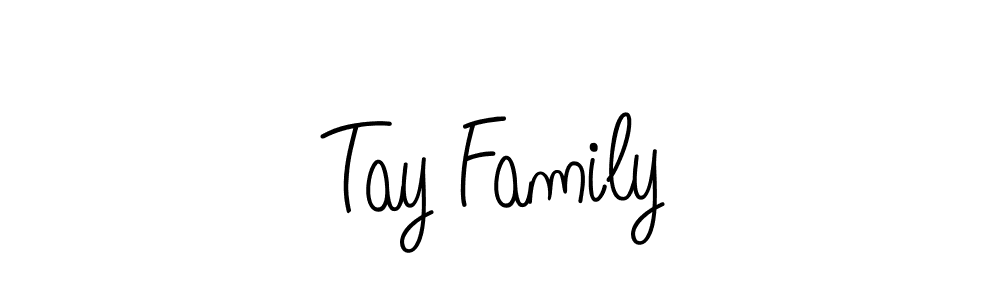 You should practise on your own different ways (Angelique-Rose-font-FFP) to write your name (Tay Family) in signature. don't let someone else do it for you. Tay Family signature style 5 images and pictures png