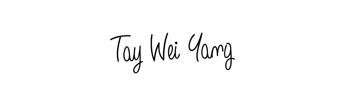 Check out images of Autograph of Tay Wei Yang name. Actor Tay Wei Yang Signature Style. Angelique-Rose-font-FFP is a professional sign style online. Tay Wei Yang signature style 5 images and pictures png