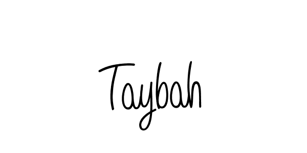 if you are searching for the best signature style for your name Taybah. so please give up your signature search. here we have designed multiple signature styles  using Angelique-Rose-font-FFP. Taybah signature style 5 images and pictures png