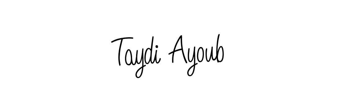 Make a beautiful signature design for name Taydi Ayoub. Use this online signature maker to create a handwritten signature for free. Taydi Ayoub signature style 5 images and pictures png