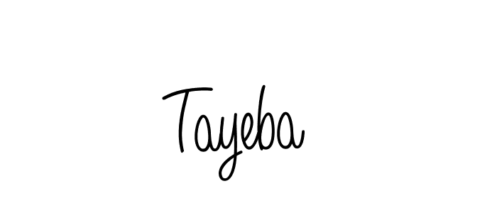 Check out images of Autograph of Tayeba  name. Actor Tayeba  Signature Style. Angelique-Rose-font-FFP is a professional sign style online. Tayeba  signature style 5 images and pictures png