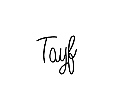 You should practise on your own different ways (Angelique-Rose-font-FFP) to write your name (Tayf) in signature. don't let someone else do it for you. Tayf signature style 5 images and pictures png