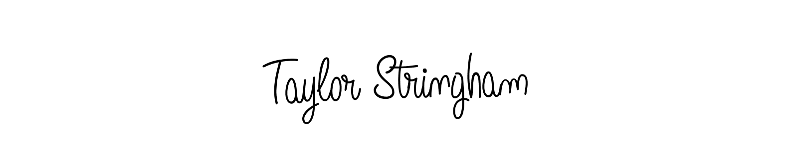 How to make Taylor Stringham name signature. Use Angelique-Rose-font-FFP style for creating short signs online. This is the latest handwritten sign. Taylor Stringham signature style 5 images and pictures png