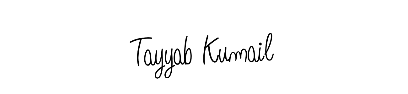 Once you've used our free online signature maker to create your best signature Angelique-Rose-font-FFP style, it's time to enjoy all of the benefits that Tayyab Kumail name signing documents. Tayyab Kumail signature style 5 images and pictures png