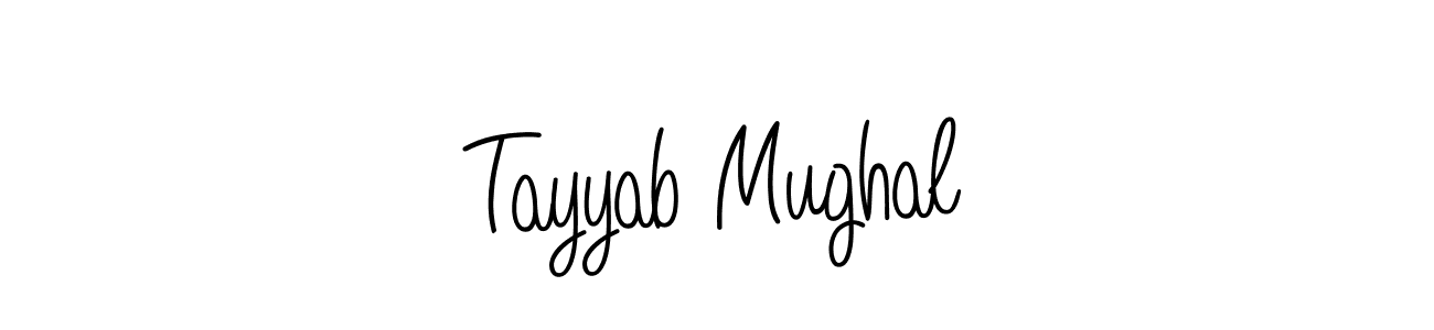 Design your own signature with our free online signature maker. With this signature software, you can create a handwritten (Angelique-Rose-font-FFP) signature for name Tayyab Mughal. Tayyab Mughal signature style 5 images and pictures png