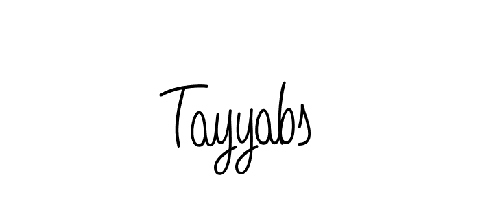 Make a beautiful signature design for name Tayyabs. Use this online signature maker to create a handwritten signature for free. Tayyabs signature style 5 images and pictures png