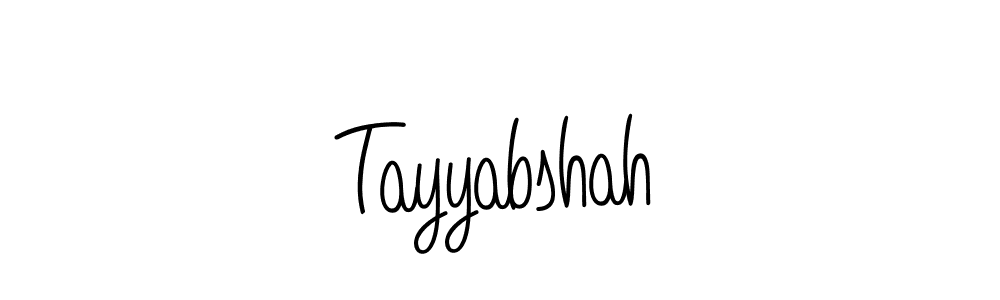 Design your own signature with our free online signature maker. With this signature software, you can create a handwritten (Angelique-Rose-font-FFP) signature for name Tayyabshah. Tayyabshah signature style 5 images and pictures png