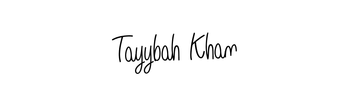 Also You can easily find your signature by using the search form. We will create Tayybah Khan name handwritten signature images for you free of cost using Angelique-Rose-font-FFP sign style. Tayybah Khan signature style 5 images and pictures png