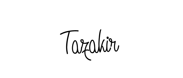 Create a beautiful signature design for name Tazakir. With this signature (Angelique-Rose-font-FFP) fonts, you can make a handwritten signature for free. Tazakir signature style 5 images and pictures png