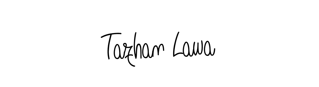 This is the best signature style for the Tazhan Lawa name. Also you like these signature font (Angelique-Rose-font-FFP). Mix name signature. Tazhan Lawa signature style 5 images and pictures png