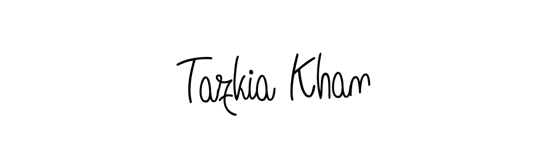 This is the best signature style for the Tazkia Khan name. Also you like these signature font (Angelique-Rose-font-FFP). Mix name signature. Tazkia Khan signature style 5 images and pictures png