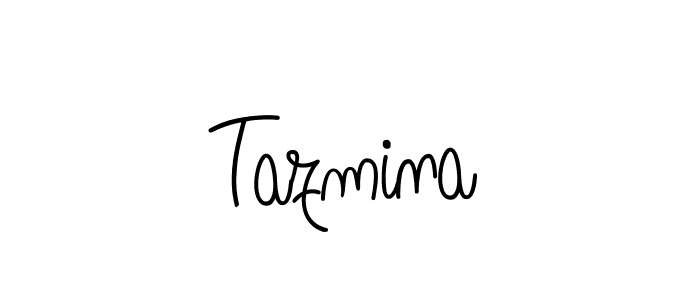 Tazmina stylish signature style. Best Handwritten Sign (Angelique-Rose-font-FFP) for my name. Handwritten Signature Collection Ideas for my name Tazmina. Tazmina signature style 5 images and pictures png