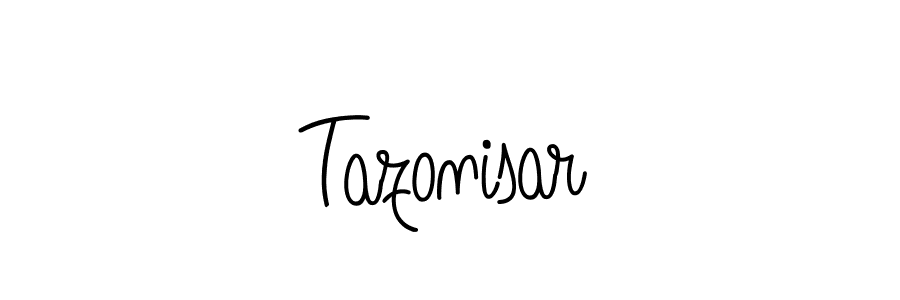 Tazonisar stylish signature style. Best Handwritten Sign (Angelique-Rose-font-FFP) for my name. Handwritten Signature Collection Ideas for my name Tazonisar. Tazonisar signature style 5 images and pictures png