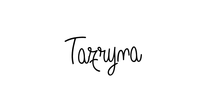 How to Draw Tazryna signature style? Angelique-Rose-font-FFP is a latest design signature styles for name Tazryna. Tazryna signature style 5 images and pictures png