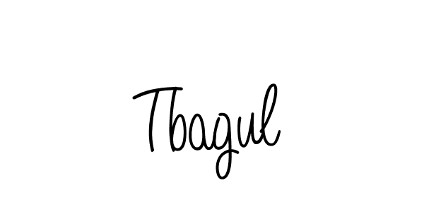 Tbagul stylish signature style. Best Handwritten Sign (Angelique-Rose-font-FFP) for my name. Handwritten Signature Collection Ideas for my name Tbagul. Tbagul signature style 5 images and pictures png