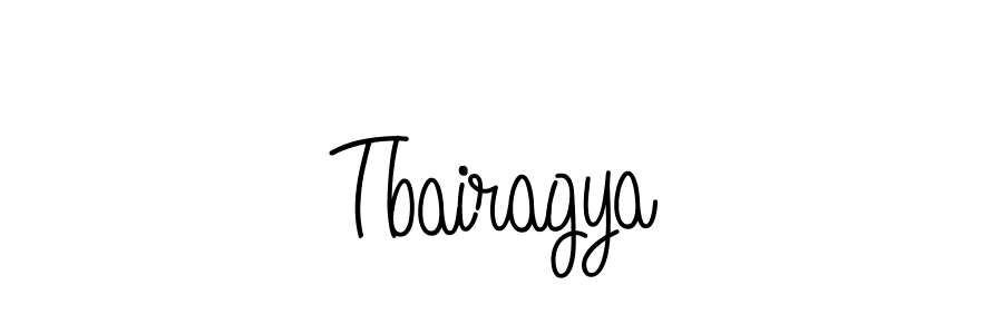How to make Tbairagya name signature. Use Angelique-Rose-font-FFP style for creating short signs online. This is the latest handwritten sign. Tbairagya signature style 5 images and pictures png