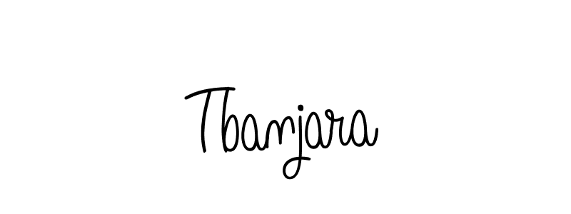 Angelique-Rose-font-FFP is a professional signature style that is perfect for those who want to add a touch of class to their signature. It is also a great choice for those who want to make their signature more unique. Get Tbanjara name to fancy signature for free. Tbanjara signature style 5 images and pictures png