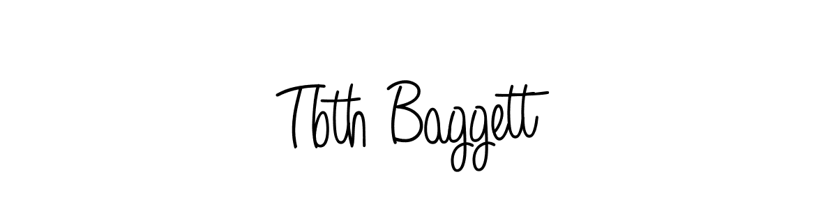 Make a beautiful signature design for name Tbth Baggett. Use this online signature maker to create a handwritten signature for free. Tbth Baggett signature style 5 images and pictures png