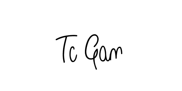 Make a beautiful signature design for name Tc Gan. Use this online signature maker to create a handwritten signature for free. Tc Gan signature style 5 images and pictures png