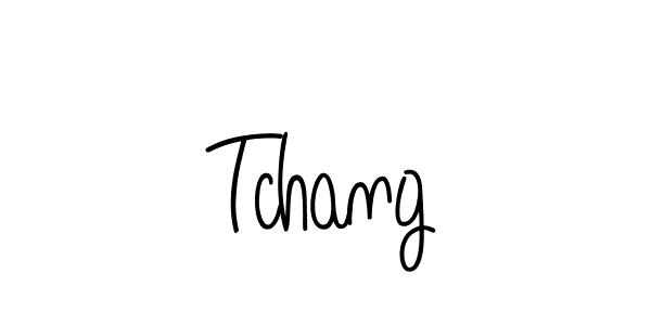 Tchang stylish signature style. Best Handwritten Sign (Angelique-Rose-font-FFP) for my name. Handwritten Signature Collection Ideas for my name Tchang. Tchang signature style 5 images and pictures png