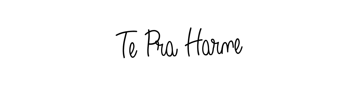 How to make Te Pra Harne signature? Angelique-Rose-font-FFP is a professional autograph style. Create handwritten signature for Te Pra Harne name. Te Pra Harne signature style 5 images and pictures png