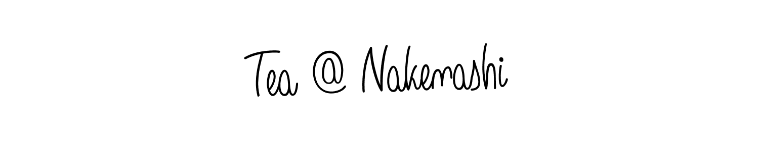 Also You can easily find your signature by using the search form. We will create Tea @ Nakenashi name handwritten signature images for you free of cost using Angelique-Rose-font-FFP sign style. Tea @ Nakenashi signature style 5 images and pictures png