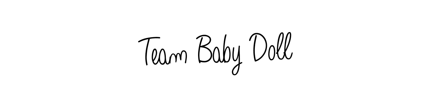 See photos of Team Baby Doll official signature by Spectra . Check more albums & portfolios. Read reviews & check more about Angelique-Rose-font-FFP font. Team Baby Doll signature style 5 images and pictures png
