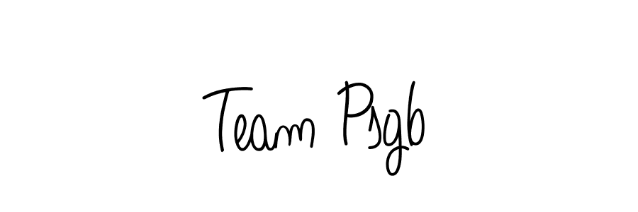 You should practise on your own different ways (Angelique-Rose-font-FFP) to write your name (Team Psgb) in signature. don't let someone else do it for you. Team Psgb signature style 5 images and pictures png