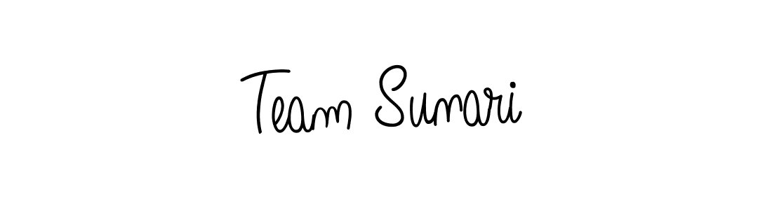 It looks lik you need a new signature style for name Team Sunari. Design unique handwritten (Angelique-Rose-font-FFP) signature with our free signature maker in just a few clicks. Team Sunari signature style 5 images and pictures png