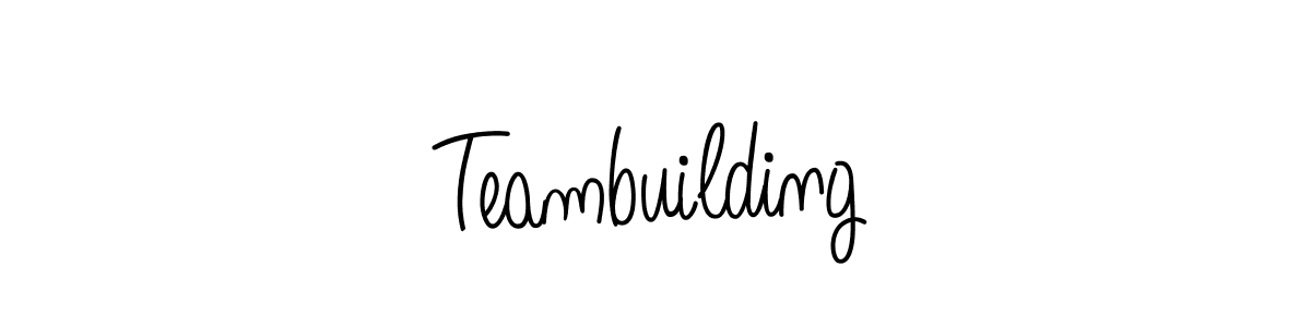 Similarly Angelique-Rose-font-FFP is the best handwritten signature design. Signature creator online .You can use it as an online autograph creator for name Teambuilding. Teambuilding signature style 5 images and pictures png