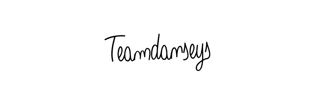 Make a beautiful signature design for name Teamdanseys. Use this online signature maker to create a handwritten signature for free. Teamdanseys signature style 5 images and pictures png