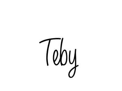 Best and Professional Signature Style for Teby. Angelique-Rose-font-FFP Best Signature Style Collection. Teby signature style 5 images and pictures png