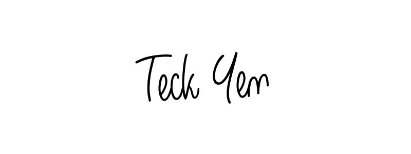 Similarly Angelique-Rose-font-FFP is the best handwritten signature design. Signature creator online .You can use it as an online autograph creator for name Teck Yen. Teck Yen signature style 5 images and pictures png