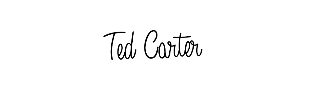 Ted Carter stylish signature style. Best Handwritten Sign (Angelique-Rose-font-FFP) for my name. Handwritten Signature Collection Ideas for my name Ted Carter. Ted Carter signature style 5 images and pictures png