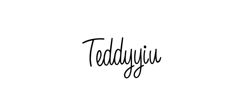 You should practise on your own different ways (Angelique-Rose-font-FFP) to write your name (Teddyyiu) in signature. don't let someone else do it for you. Teddyyiu signature style 5 images and pictures png