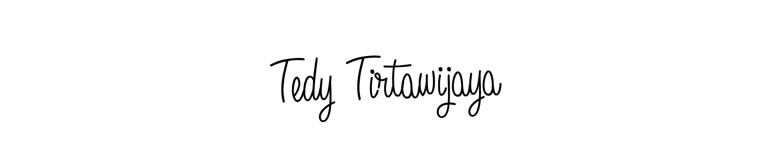 Use a signature maker to create a handwritten signature online. With this signature software, you can design (Angelique-Rose-font-FFP) your own signature for name Tedy Tirtawijaya. Tedy Tirtawijaya signature style 5 images and pictures png